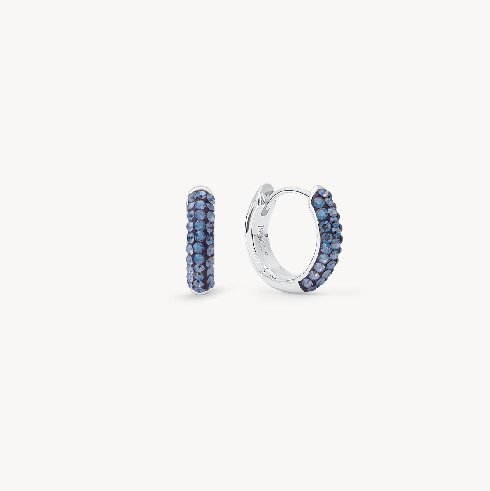 EMPRESS ALWAYS ON SPARKLE HOOP EARRINGS - Blue Sky Fashions & Lingerie