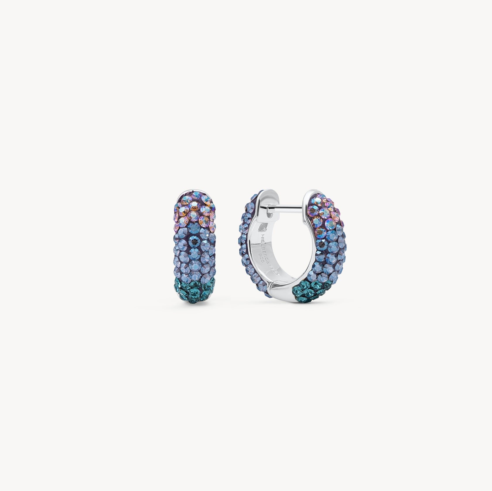 EMPRESS AND NORTHERN LIGHTS SPARKLE REVERSIBLE HOOP EARRINGS - Blue Sky Fashions & Lingerie