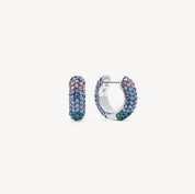 EMPRESS AND NORTHERN LIGHTS SPARKLE REVERSIBLE HOOP EARRINGS - Blue Sky Fashions & Lingerie