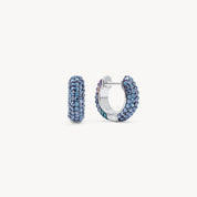 EMPRESS AND NORTHERN LIGHTS SPARKLE REVERSIBLE HOOP EARRINGS - Blue Sky Fashions & Lingerie