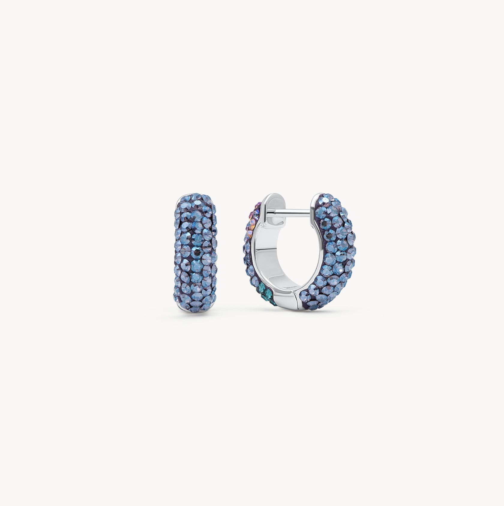 EMPRESS AND NORTHERN LIGHTS SPARKLE REVERSIBLE HOOP EARRINGS - Blue Sky Fashions & Lingerie