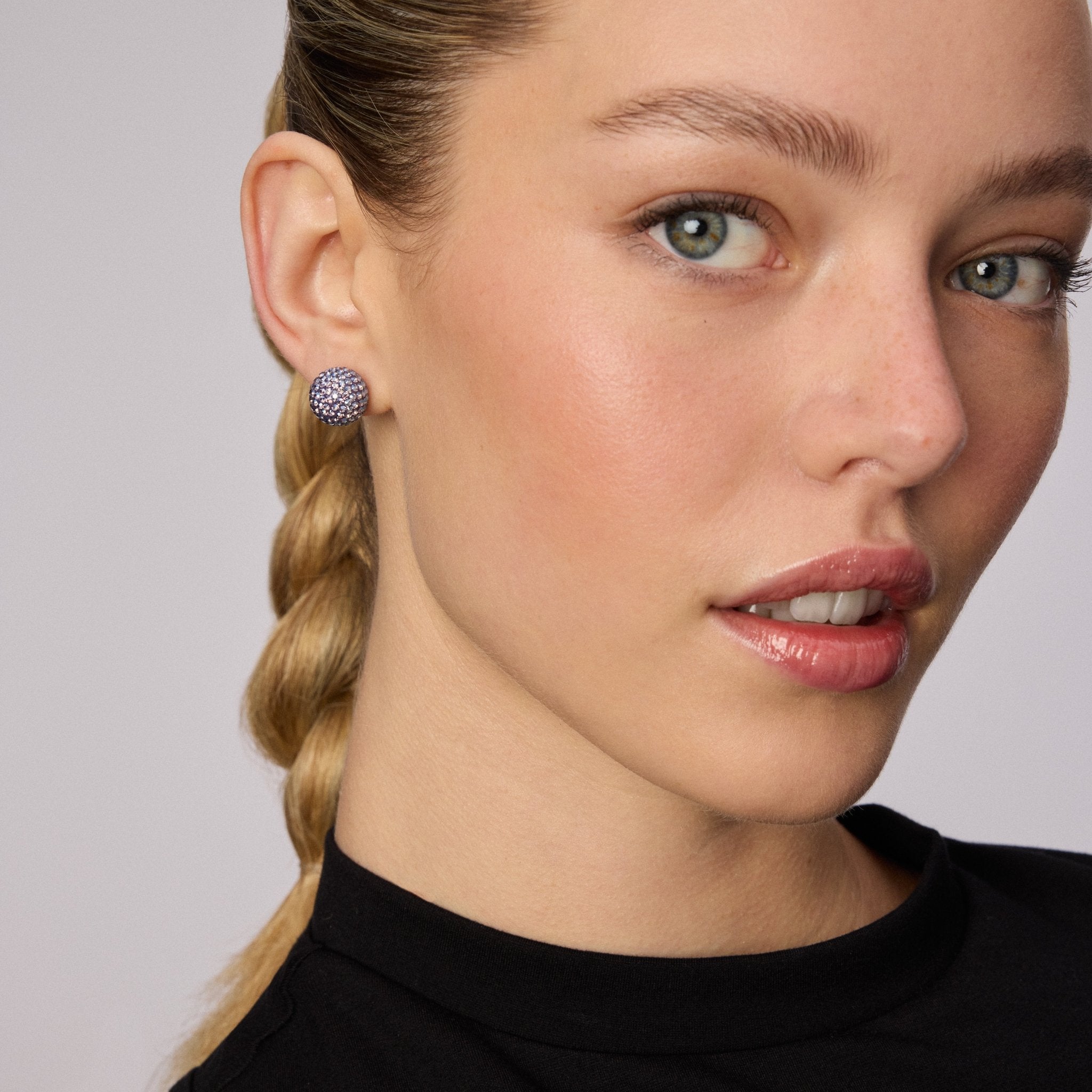 EMPRESS SPARKLE BALL™ STUD EARRINGS 12mm - Blue Sky Fashions & Lingerie