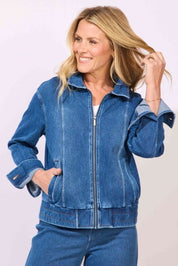 ESCAPE BY HABITAT BOUNDLESS JACKET E54058 - Midwash - Blue Sky Fashions & Lingerie