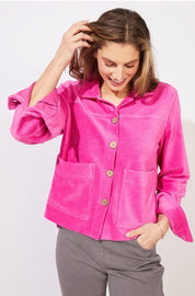 ESCAPE BY HABITAT CAMP JACKET E39011 - Fuchsia - Blue Sky Fashions & Lingerie
