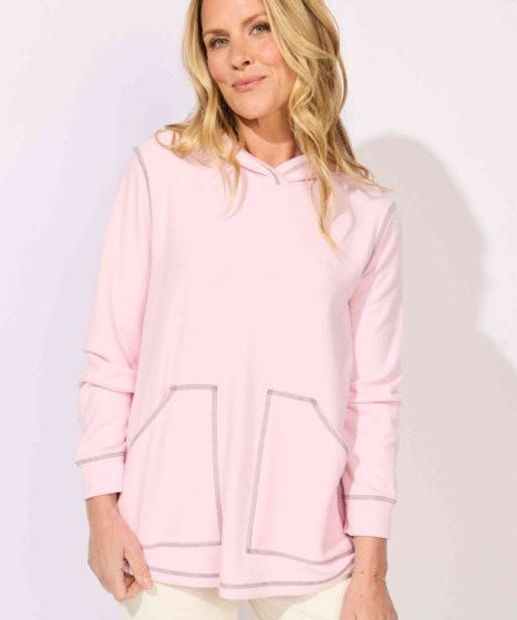 ESCAPE BY HABITAT COMFORT HOODIE E13211-Rosewater - Blue Sky Fashions & Lingerie