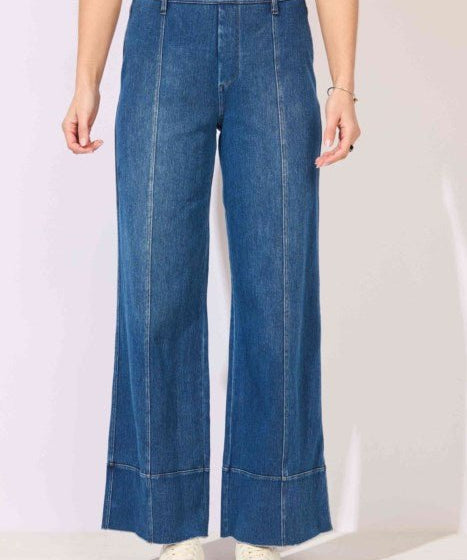 ESCAPE BY HABITAT Comfort Relaxed Jean E64067F6 - Midwash - Blue Sky Fashions & Lingerie