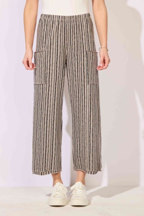 ESCAPE BY HABITAT POCKET FLOOD "CANYON STRIPE" E62226-FOG - Blue Sky Fashions & Lingerie