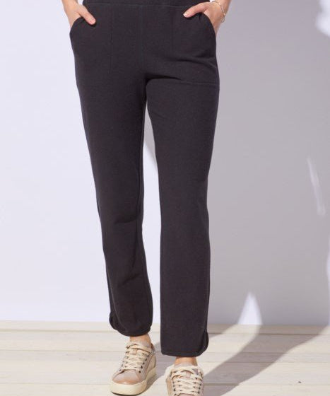 ESCAPE BY HABITAT SATURDAY FLEECE PANT E63249F6-BLACK - Blue Sky Fashions & Lingerie