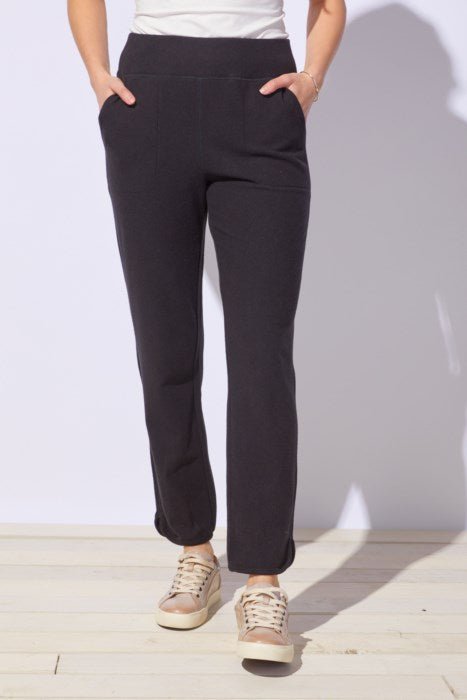 ESCAPE BY HABITAT SATURDAY FLEECE PANT E63249F6-BLACK - Blue Sky Fashions & Lingerie