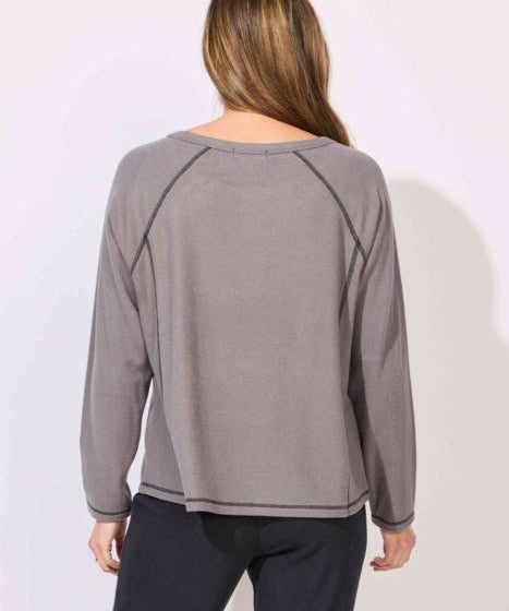 ESCAPE BY HABITAT SUPERCHILL RAGLAN SWEATSHIRT E13210-VOLCANO - Blue Sky Fashions & Lingerie