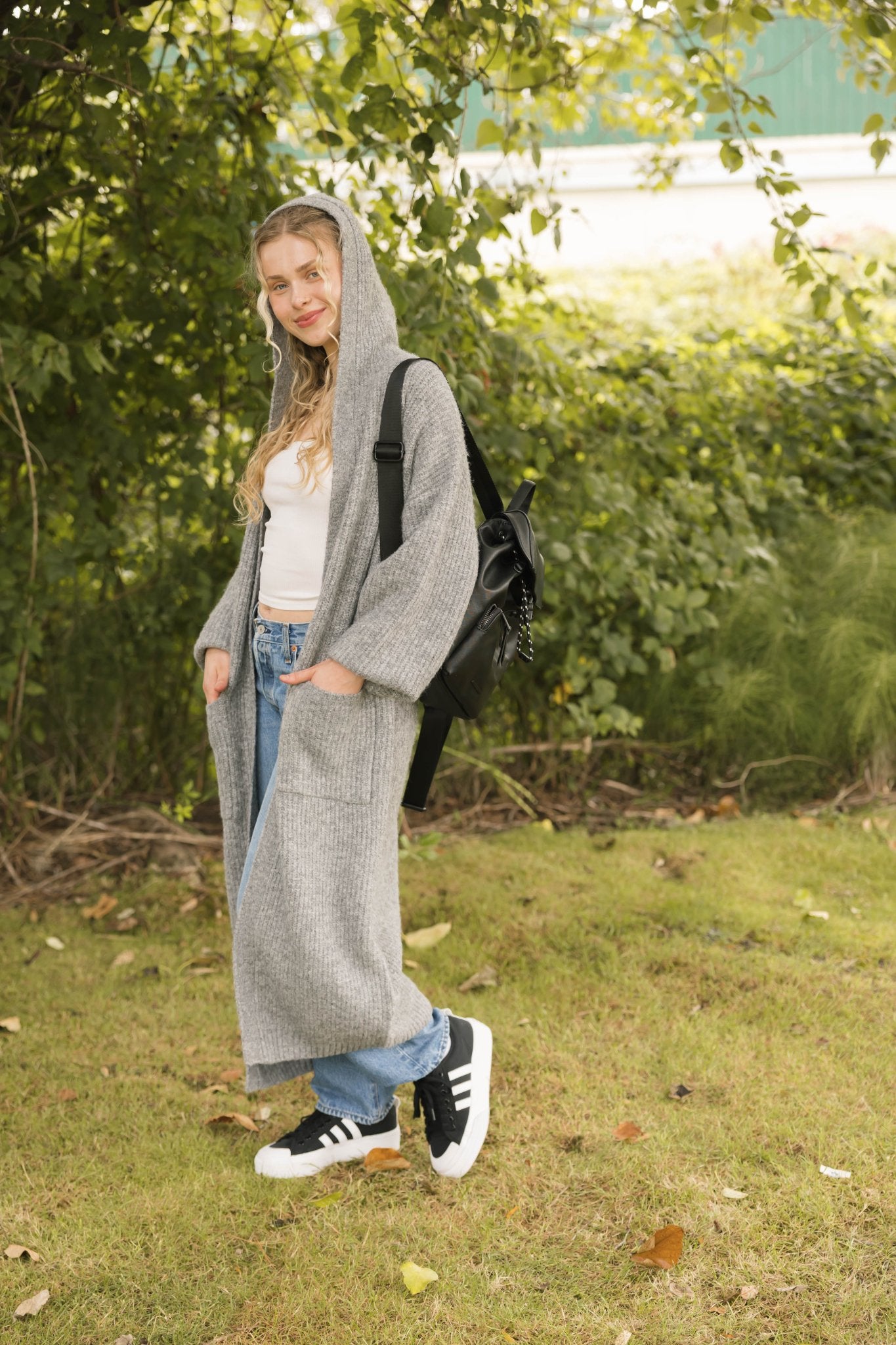 ESTHER LONG CARDIGAN IN HEATHER GREY by Smash + Tess - Blue Sky Fashions & Lingerie