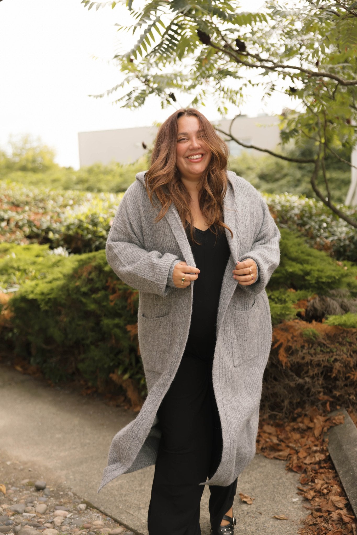 ESTHER LONG CARDIGAN IN HEATHER GREY by Smash + Tess - Blue Sky Fashions & Lingerie