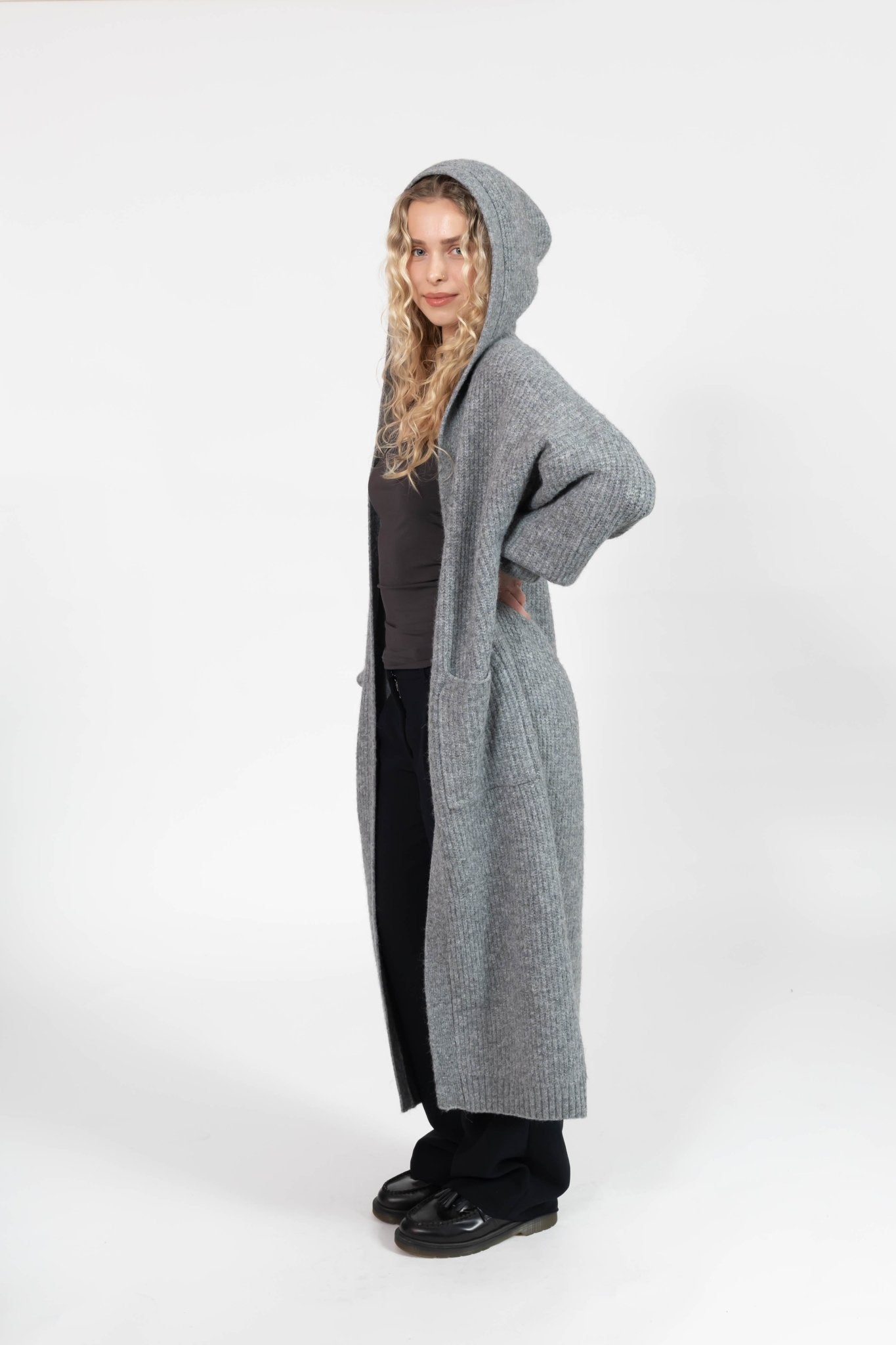 ESTHER LONG CARDIGAN IN HEATHER GREY by Smash + Tess - Blue Sky Fashions & Lingerie