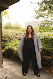 ESTHER LONG CARDIGAN IN HEATHER GREY by Smash + Tess - Blue Sky Fashions & Lingerie