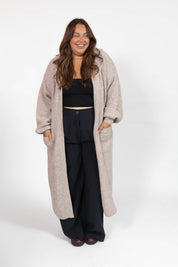 ESTHER LONG CARDIGAN IN HEATHER LATTE by Smash + Tess - Blue Sky Fashions & Lingerie
