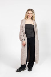 ESTHER LONG CARDIGAN IN HEATHER LATTE by Smash + Tess - Blue Sky Fashions & Lingerie