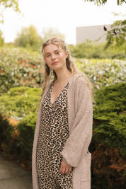 ESTHER LONG CARDIGAN IN HEATHER LATTE by Smash + Tess - Blue Sky Fashions & Lingerie