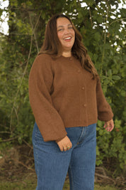 ESTHER SHORT CARDIGAN IN CHESTNUT by Smash + Tess - Blue Sky Fashions & Lingerie