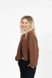 ESTHER SHORT CARDIGAN IN CHESTNUT by Smash + Tess - Blue Sky Fashions & Lingerie