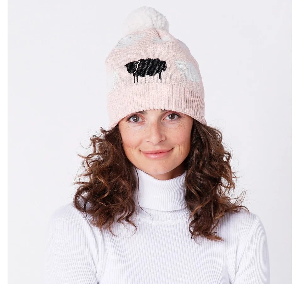 Ewelia Sheep Toque by Parkhurst - Pink - Blue Sky Fashions & Lingerie