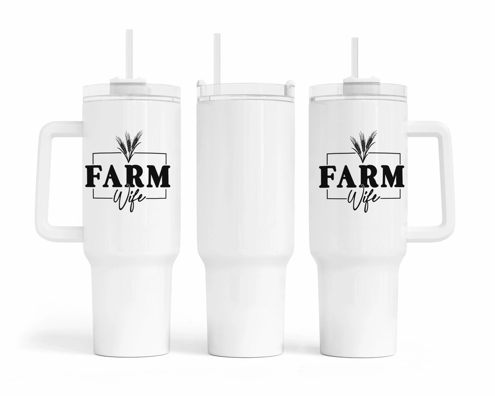 Farm Wife 40oz Tumbler - Blue Sky Fashions & Lingerie