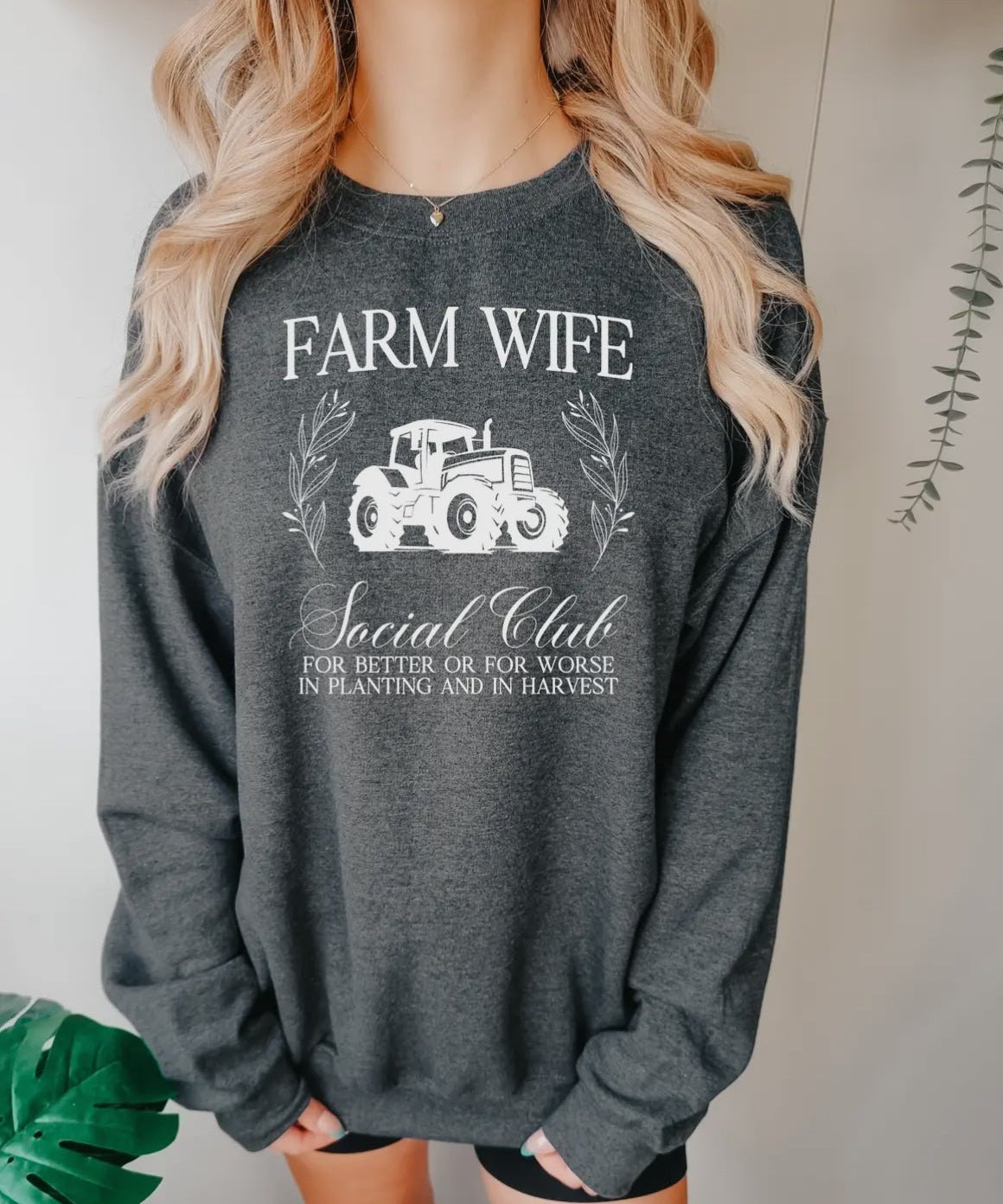 Farm Wife Social Club Unisex Crewneck - Blue Sky Fashions & Lingerie