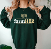 Farmher Unisex Crewneck - Forest - Blue Sky Fashions & Lingerie