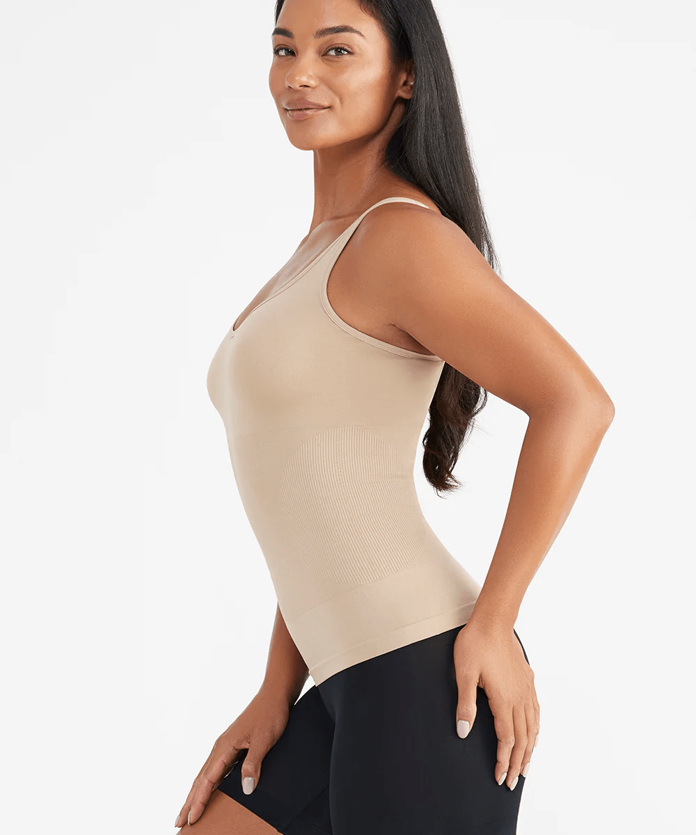 Fay Convertible Zoned Shapewear Camisole by Yummie - Almond - Blue Sky Fashions & Lingerie
