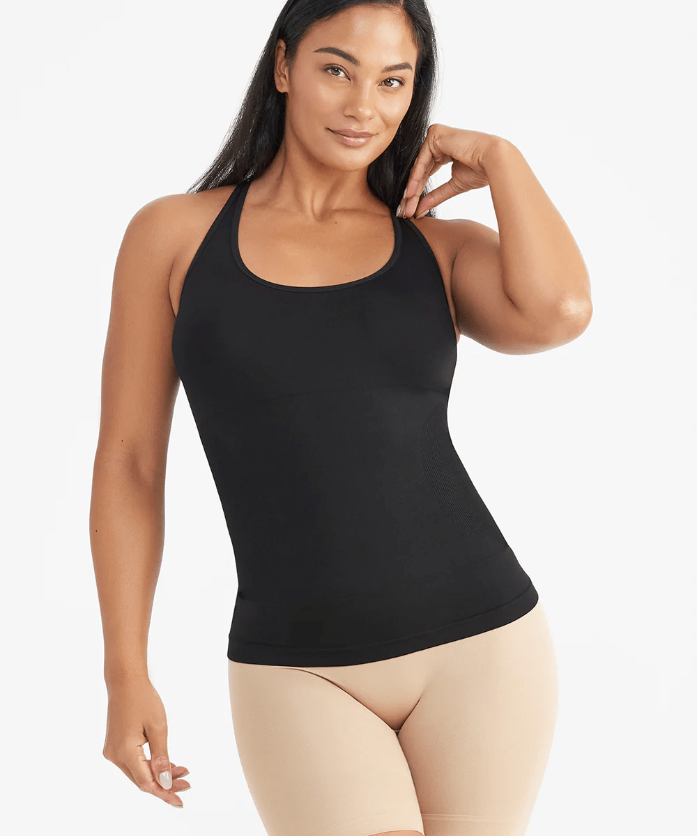 Fay Convertible Zoned Shapewear Camisole by Yummie - Black - Blue Sky Fashions & Lingerie