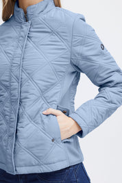 Fay quilted jacket by Fransa - endless sky - Blue Sky Fashions & Lingerie