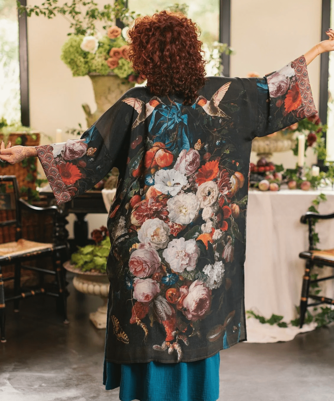 Flight of Fancy Opera Duster - Blue Sky Fashions & Lingerie