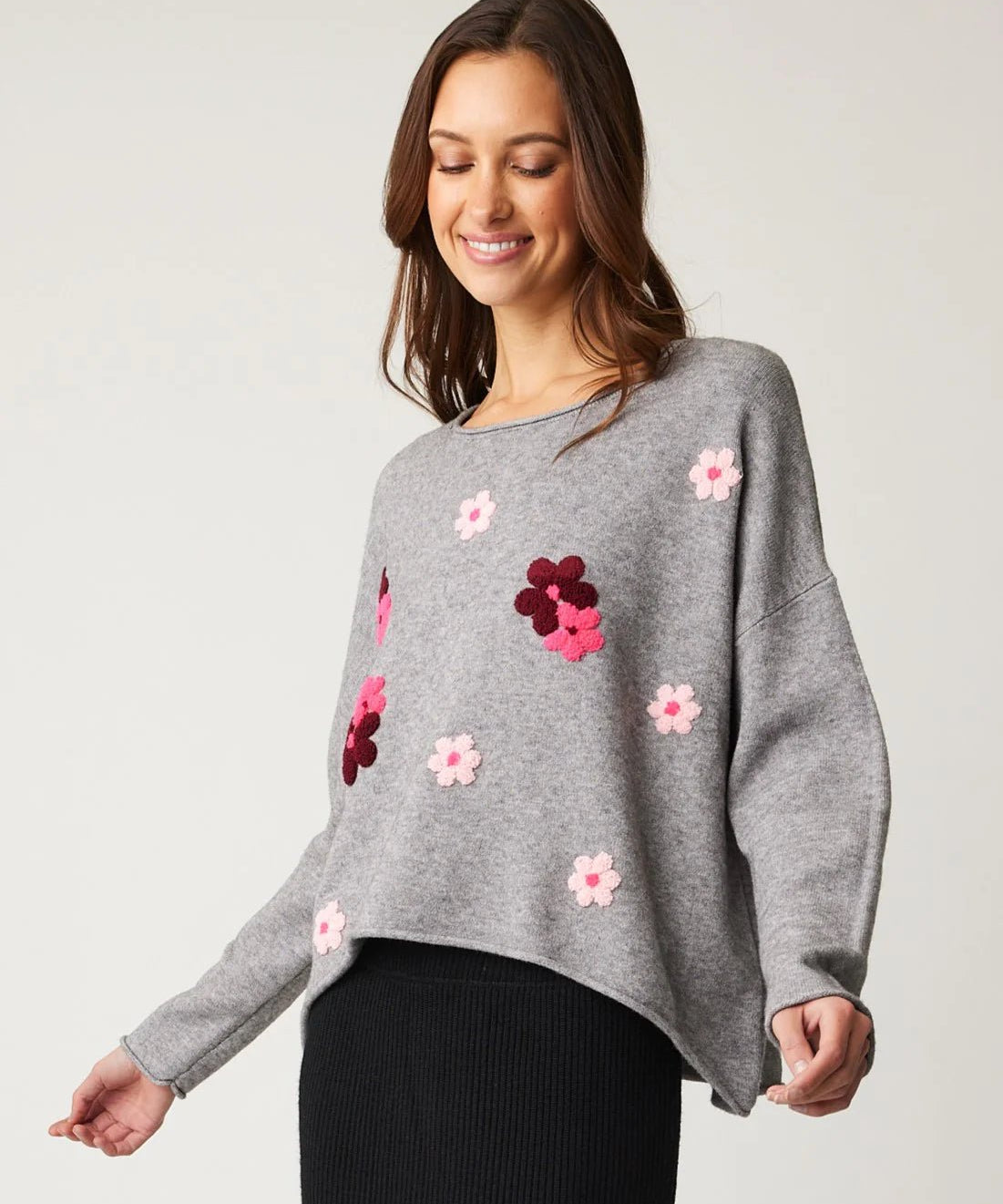 Floral Sweater - Blue Sky Fashions & Lingerie