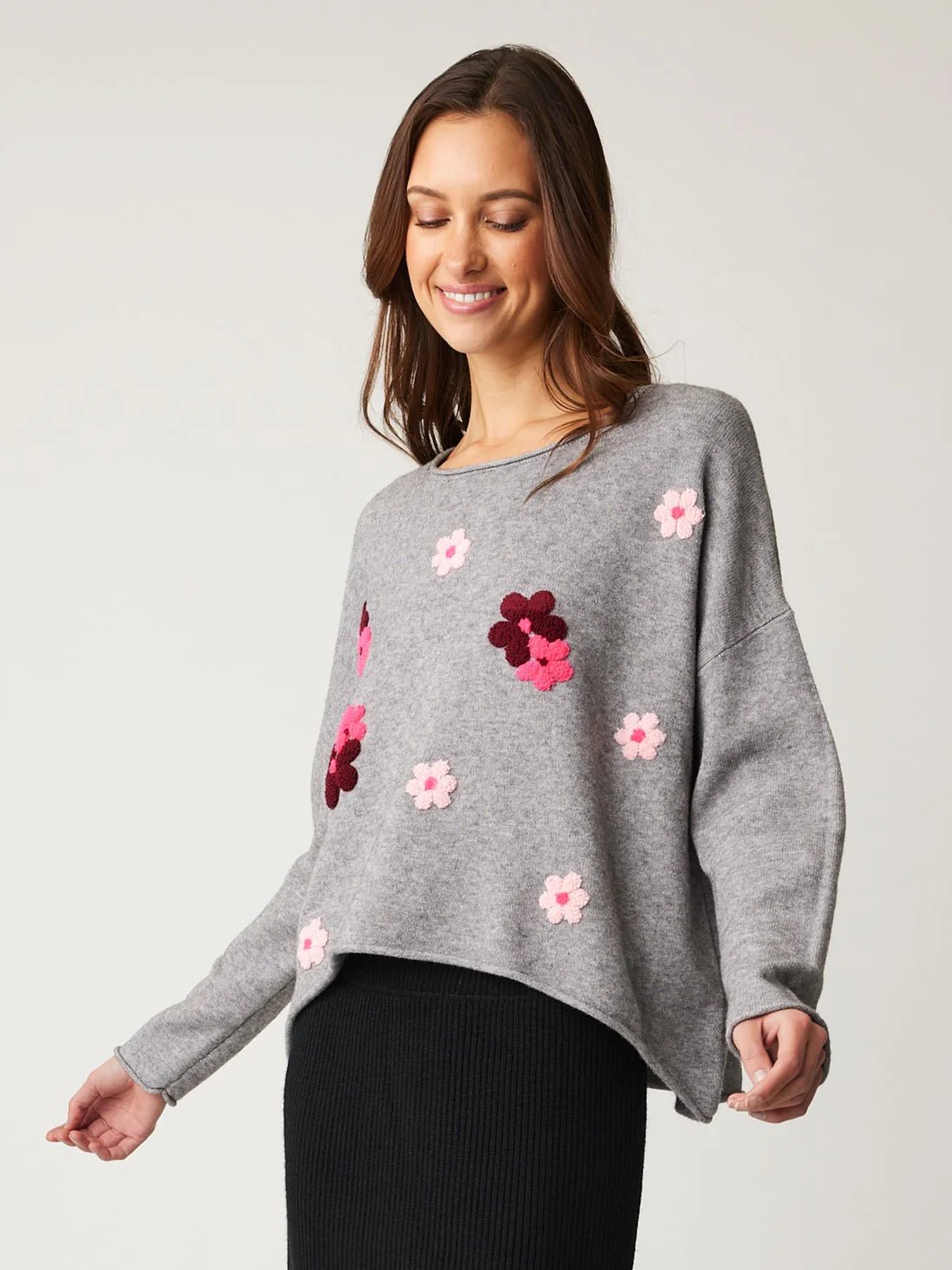 Floral Sweater - Blue Sky Fashions & Lingerie