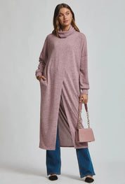 Flowy Surplice Wrap Duster - Cashmere Rose - Blue Sky Fashions & Lingerie