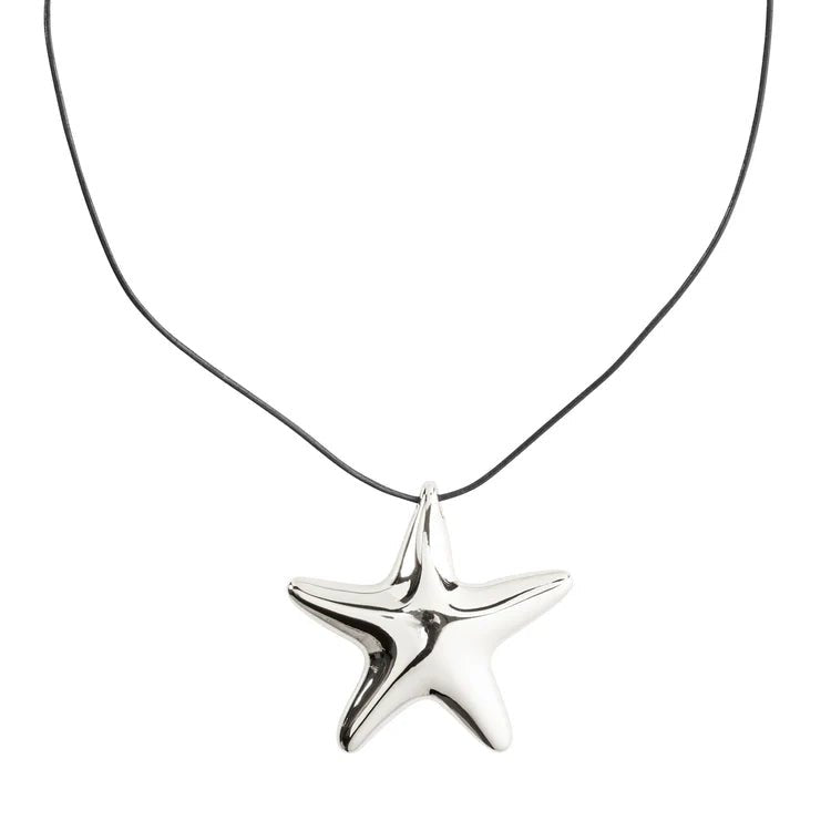 FORCE RECYCLED STARFISH NECKLACE - Silver - Blue Sky Fashions & Lingerie