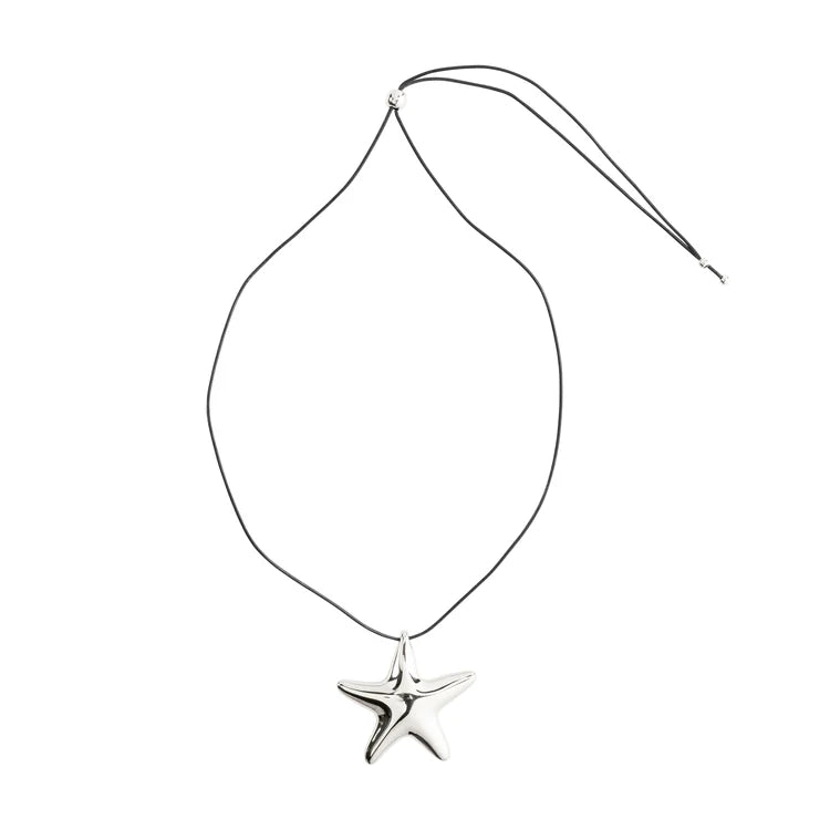 FORCE RECYCLED STARFISH NECKLACE - Silver - Blue Sky Fashions & Lingerie