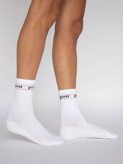 FORMA CREW COMPRESSION VARSITY PEAR SOCK by Pear - White/Rose - Blue Sky Fashions & Lingerie