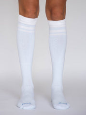 FORMA KNEE - HIGH COMPRESSION VARSITY SOCK by Pear - Sky/White - Blue Sky Fashions & Lingerie