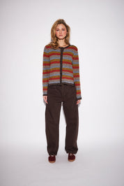 Foxy Vintage Striped Cardi by John + Jenn - Blue Sky Fashions & Lingerie