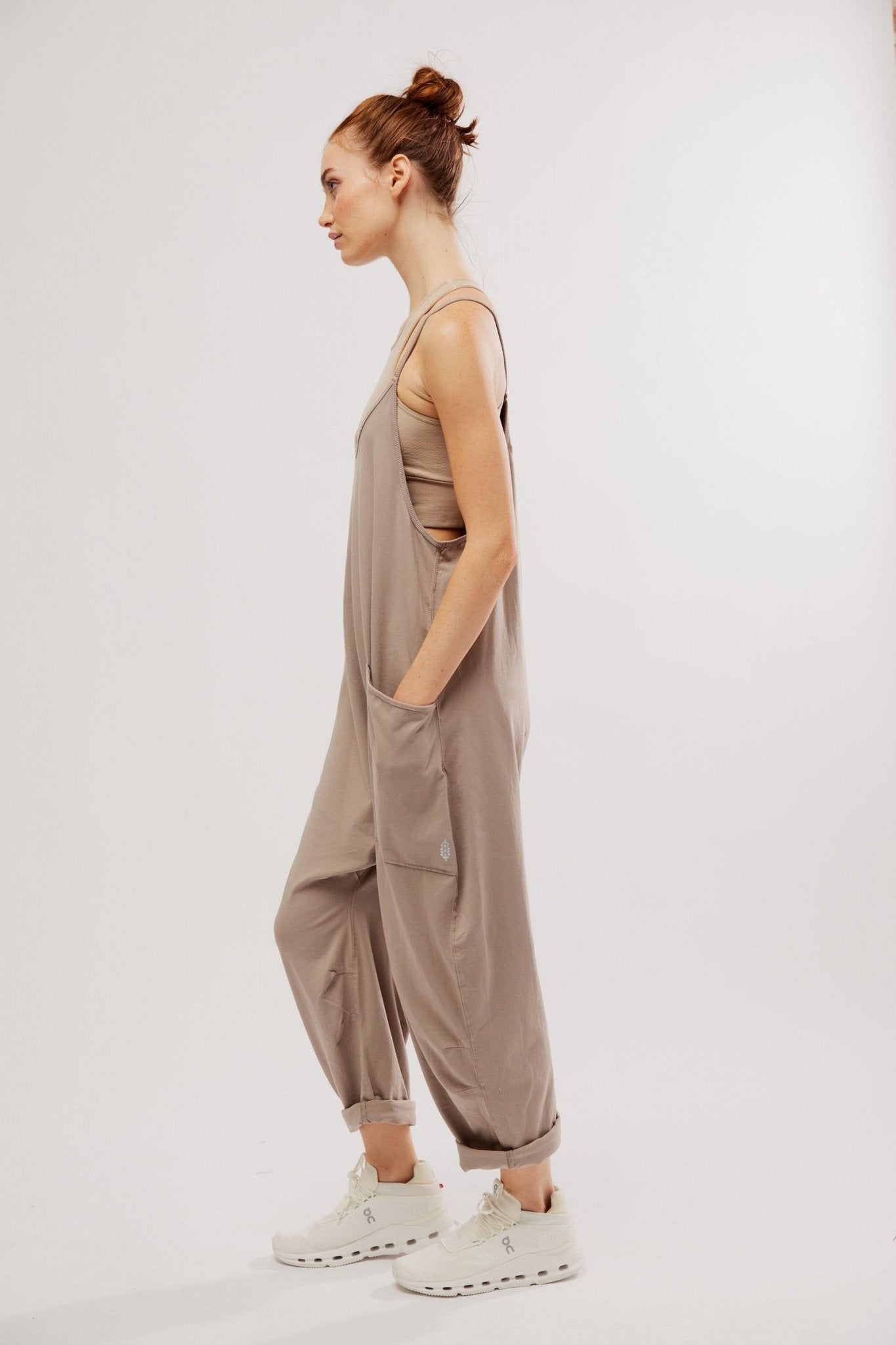 Free People Hot Shot Onesie - mocha latte - Blue Sky Fashions & Lingerie