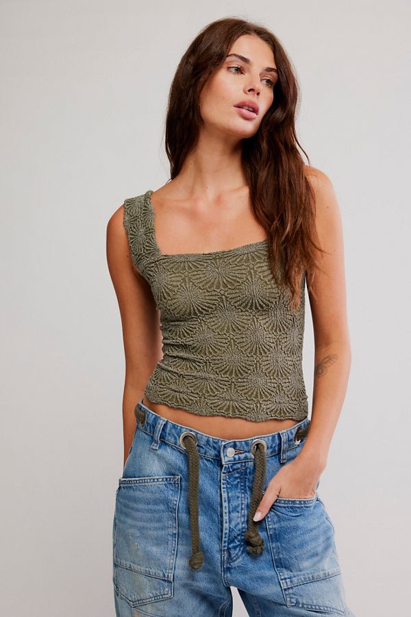 Free People Love Letter Cami - Adventurer - Blue Sky Fashions & Lingerie