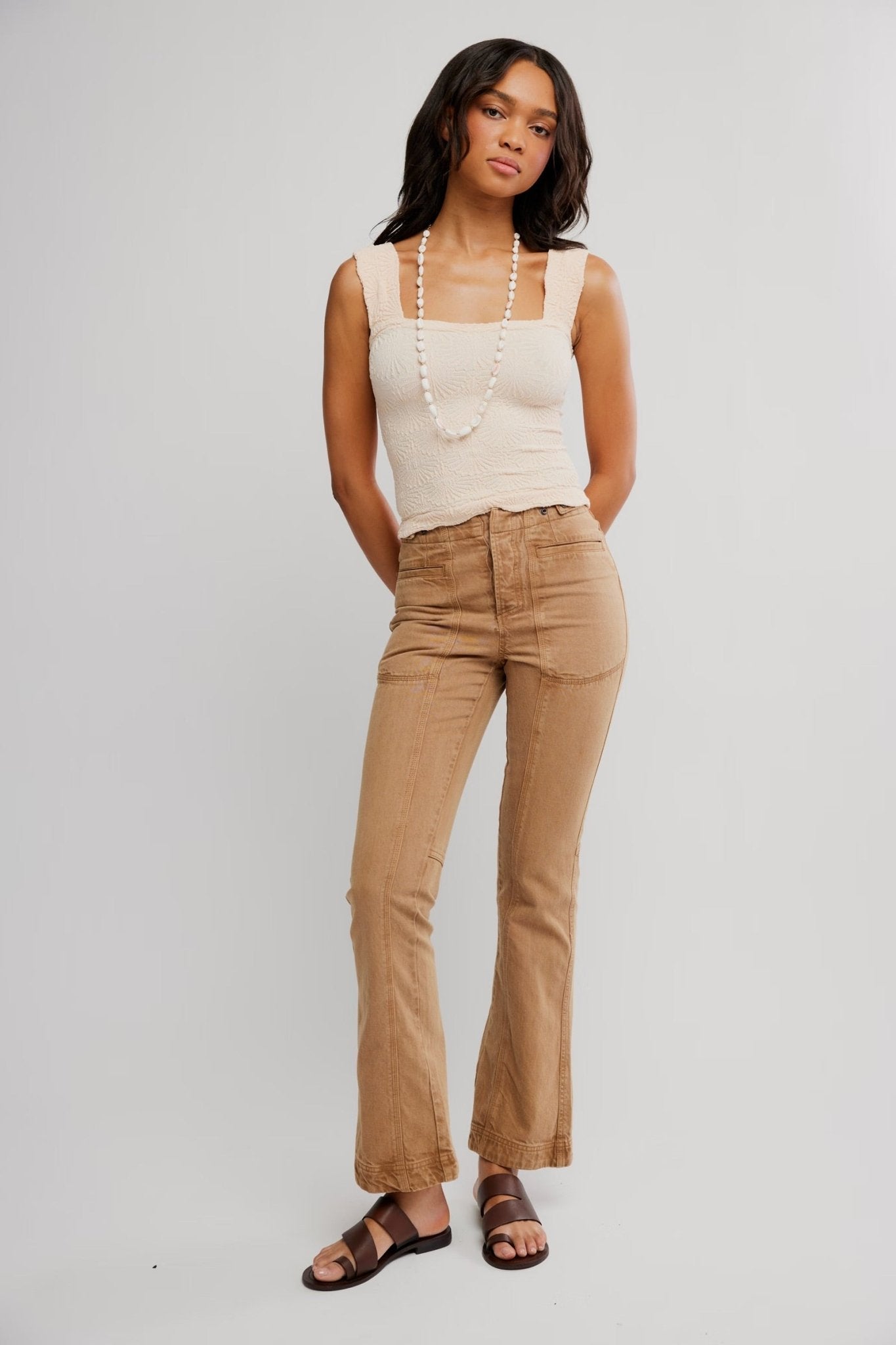 Free People Love Letter Cami - Apricot Cream - Blue Sky Fashions & Lingerie