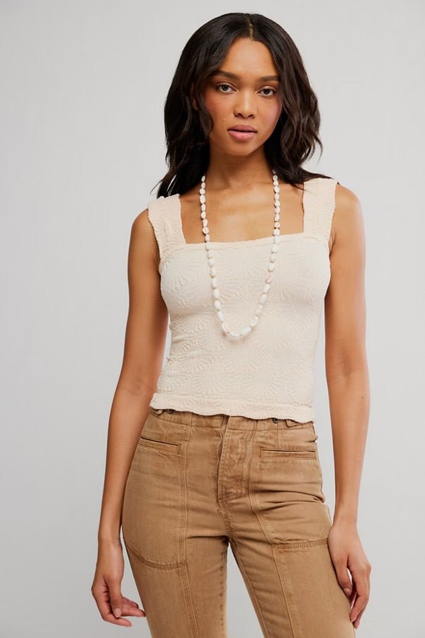 Free People Love Letter Cami - Apricot Cream - Blue Sky Fashions & Lingerie