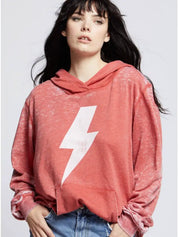 Friday Bolt Hoodie - Chili Pepper - Blue Sky Fashions & Lingerie