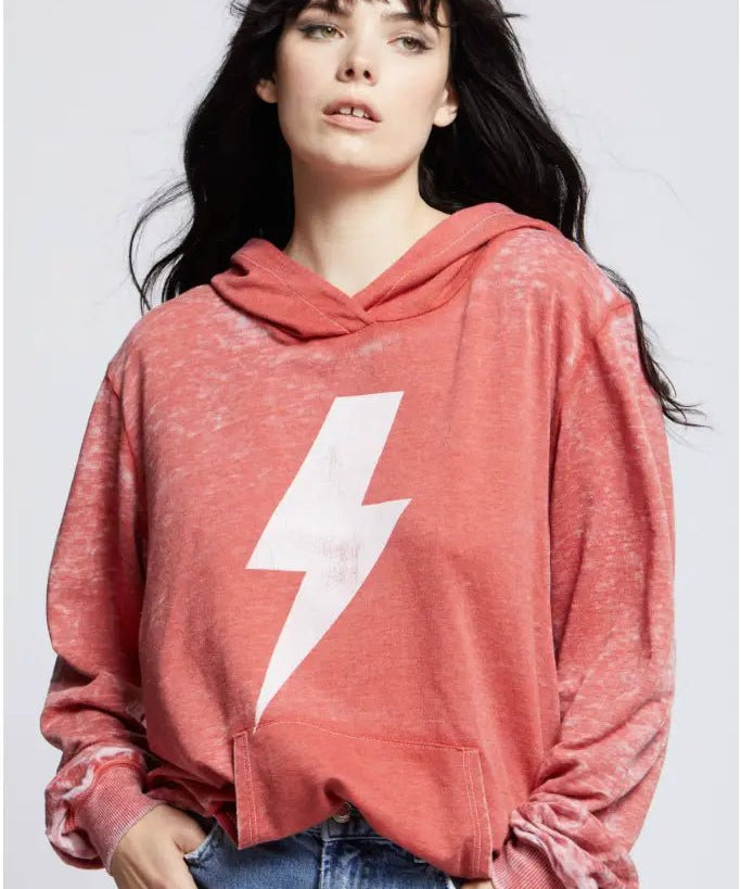 Friday Bolt Hoodie - Chili Pepper - Blue Sky Fashions & Lingerie