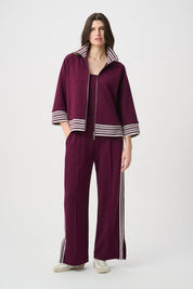 Funnel Neck Jacket 261617W26 by Joseph Ribkoff - elderberry - Blue Sky Fashions & Lingerie