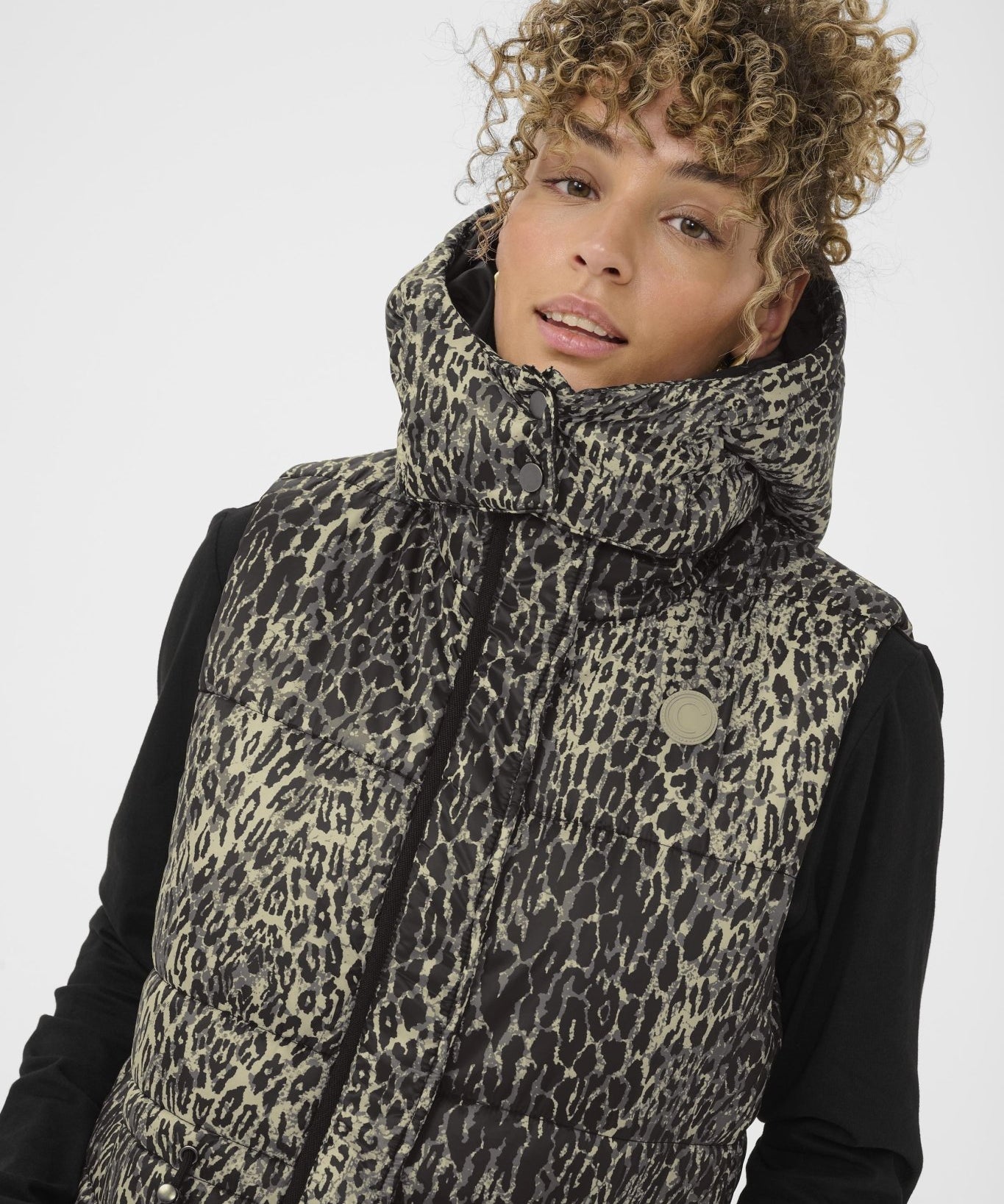 Gaiagro Animal Print long vest - Blue Sky Fashions & Lingerie