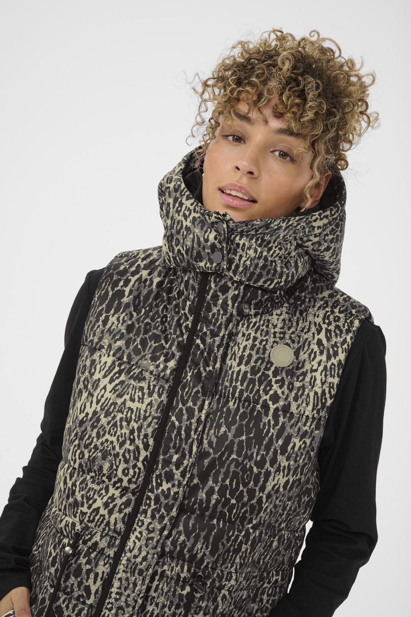 Gaiagro Animal Print long vest - Blue Sky Fashions & Lingerie