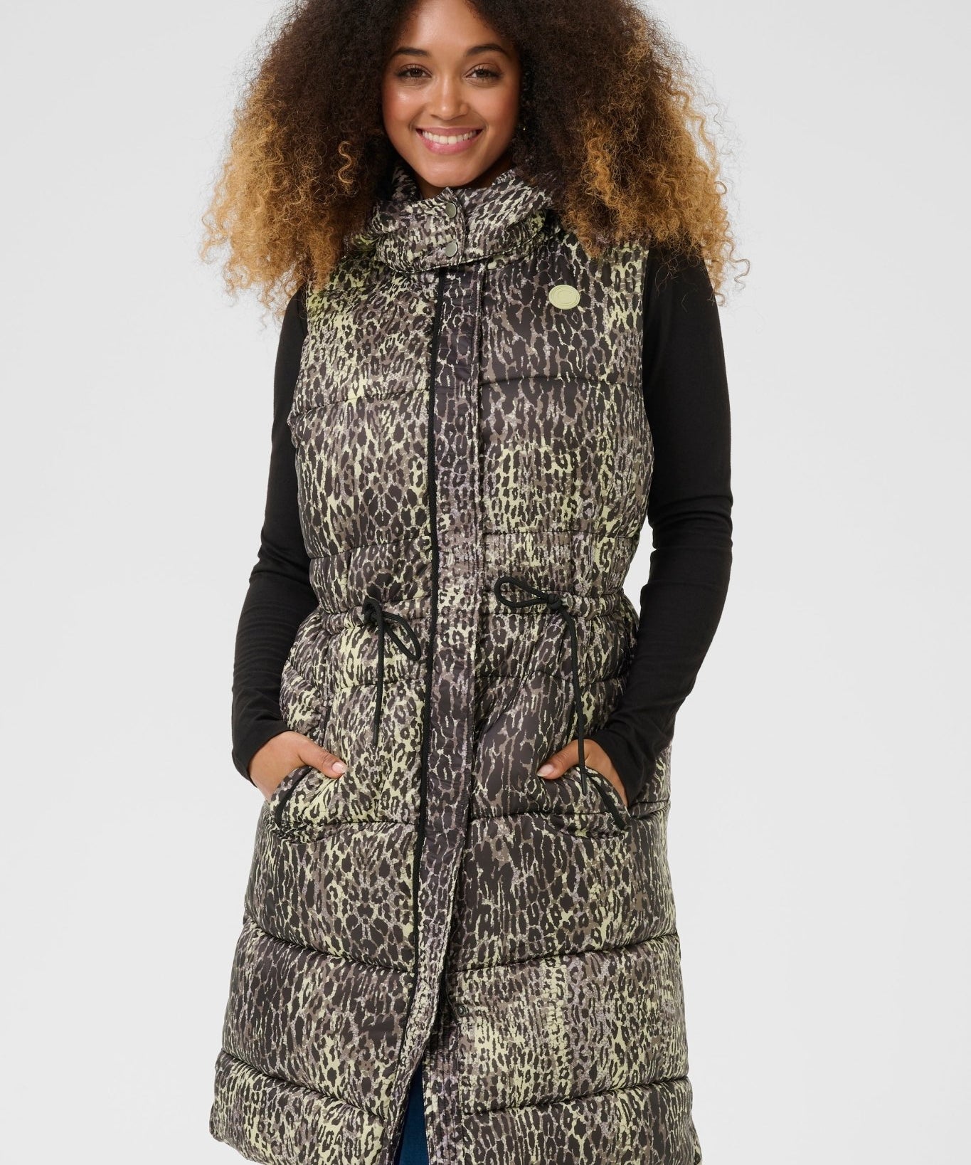 Gaiagro Animal Print long vest - Blue Sky Fashions & Lingerie