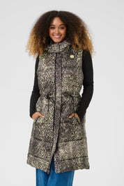 Gaiagro Animal Print long vest - Blue Sky Fashions & Lingerie